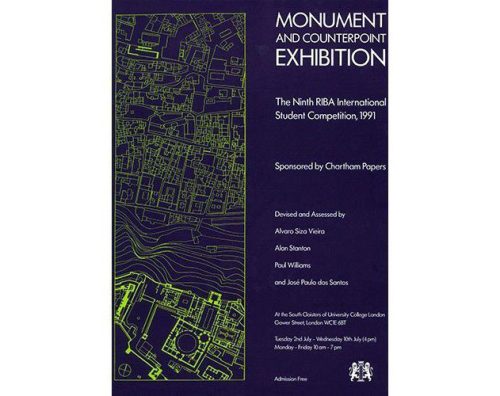 1991 RIBA INTERNATIONAL STUDENTS COMPETITION FIRST PRIZE